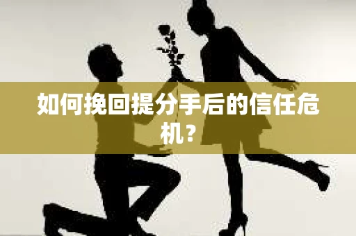 如何挽回提分手后的信任危机？