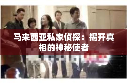 马来西亚私家侦探：揭开真相的神秘使者