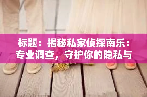 标题：揭秘私家侦探南乐：专业调查，守护你的隐私与权益