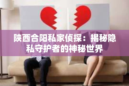 陕西合阳私家侦探：揭秘隐私守护者的神秘世界