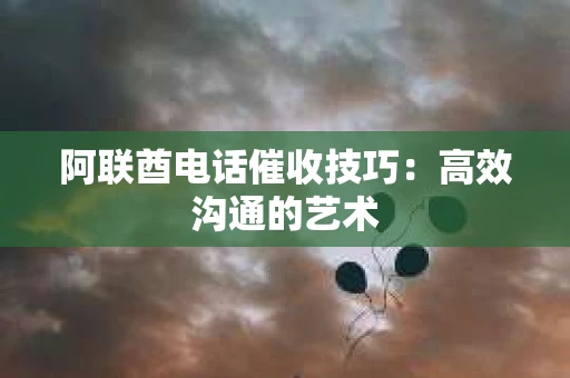 阿联酋电话催收技巧：高效沟通的艺术