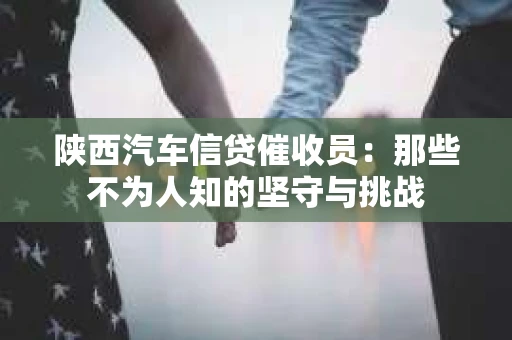 陕西汽车信贷催收员：那些不为人知的坚守与挑战