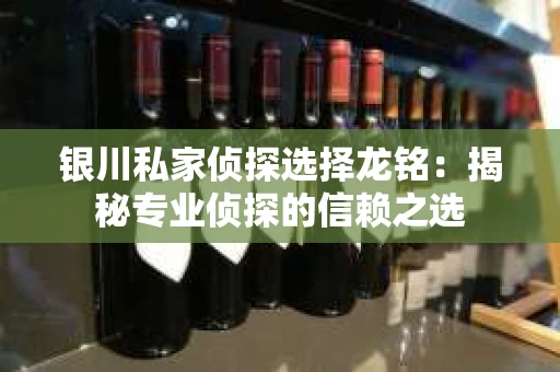 银川私家侦探选择龙铭：揭秘专业侦探的信赖之选