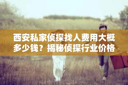 西安私家侦探找人费用大概多少钱？揭秘侦探行业价格之谜