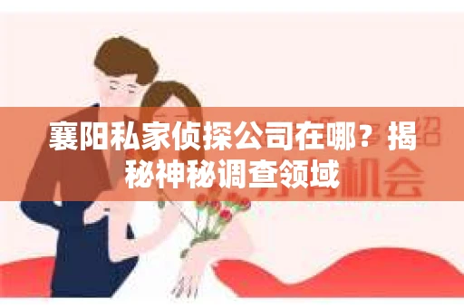 襄阳私家侦探公司在哪？揭秘神秘调查领域