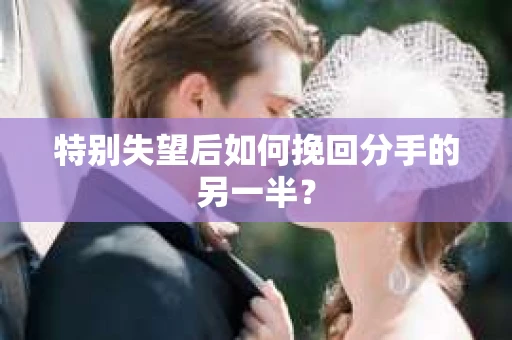 特别失望后如何挽回分手的另一半？