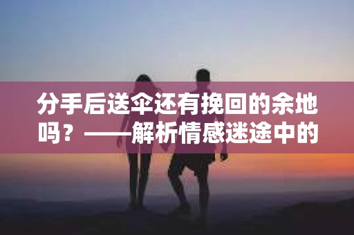 分手后送伞还有挽回的余地吗？——解析情感迷途中的决策