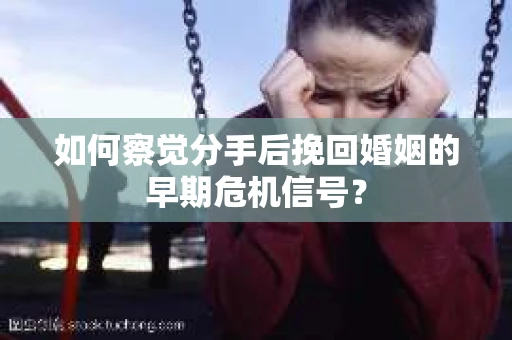 如何察觉分手后挽回婚姻的早期危机信号？